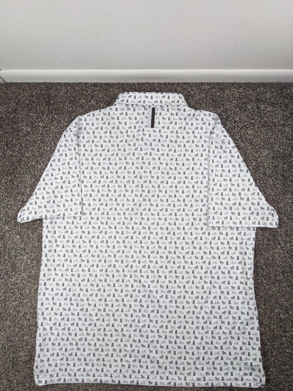 Rhoback Polo Shirt All Over Frenchie French Bulldogs Performance Mens XL - Picture 6 of 10